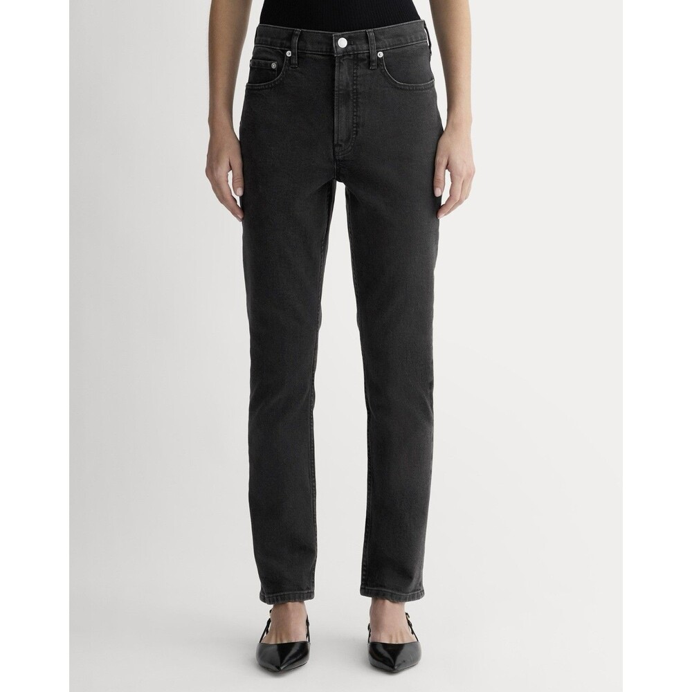 Everlane Women's The Original Cheeky Jean Stretch Washed Black Denim Sz 23R New!